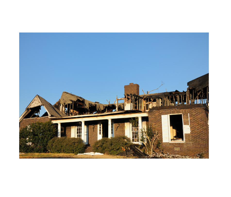 Fire damage restoration